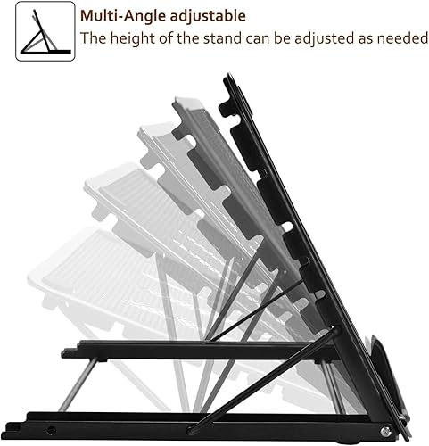 Miniatura 9 de IMAGE Soporte de caja de luz, multifunción 7 puntos angulares deslizamiento evitó trazado soporte para portátil mesa de luz LED A4 LB4 L4S y la