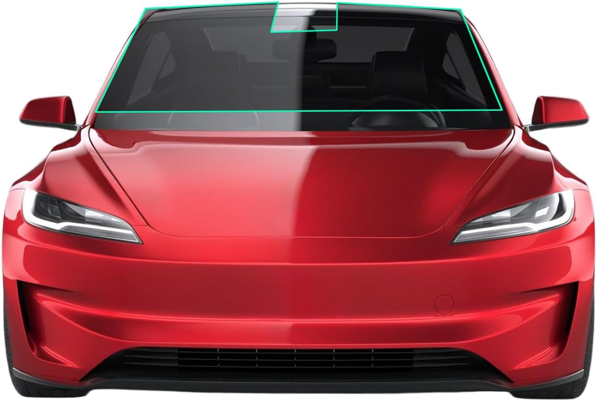 AUTOTEK Precut Window Tint Film for Tesla Model 3 2024-2026 Front Windshield 35% VLT 2Ply Anti-Shatter, UV Block, Privacy Protection, Easy Install, No Trimming Needed,Heat & Glare Reduction