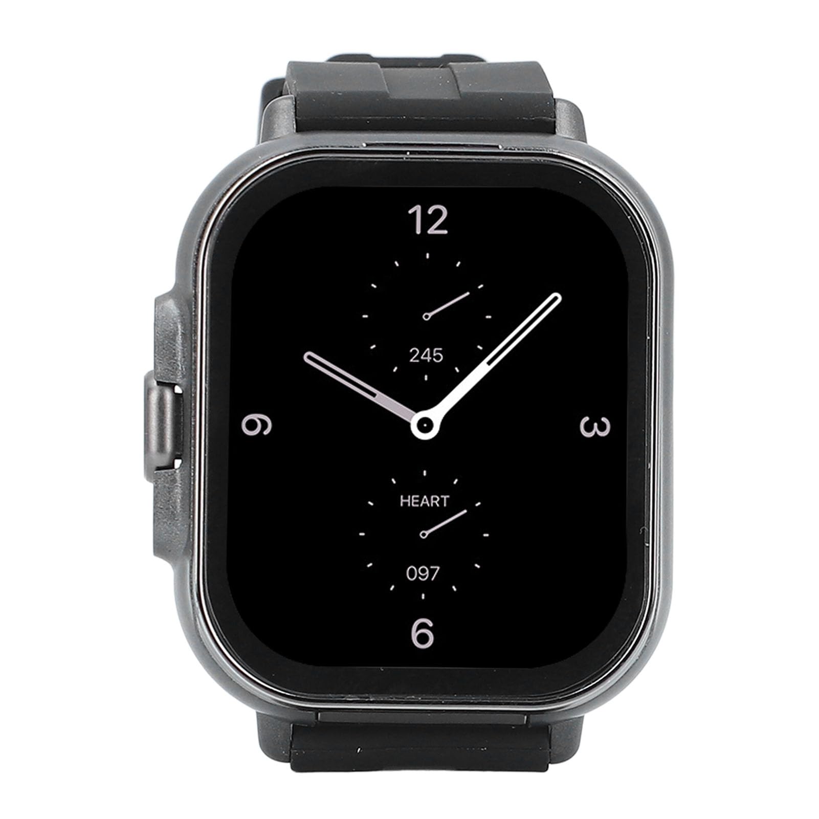 Inteligentny Zegarek ze Słuchawkami, Zegarek Fitness, Zegarek Bluetooth 2 w 1 z NFC, Tryb Sportowy, Prognoza Pogody, Budzik, Kompatybilny z Systemem Android (Czarna skorupa
