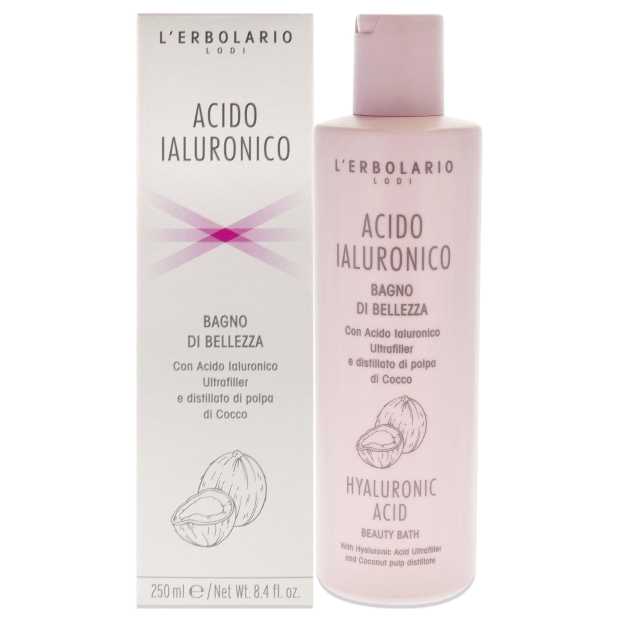Lerbolario Hyaluronic Acid Beauty Bath For Unisex 8.4 oz Shower Gel