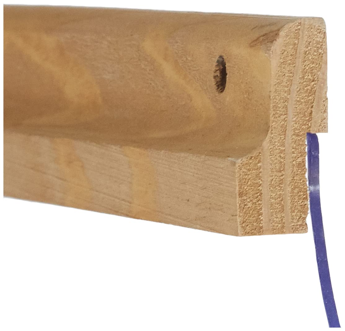 Ferplast Porta in PVC Antivento e antifreddo per Cuccia in Legno Cane di Misura Mini, cm 28,5x20,5x1 Incluso Il Bordo di aggancio di Circa 2 cm.