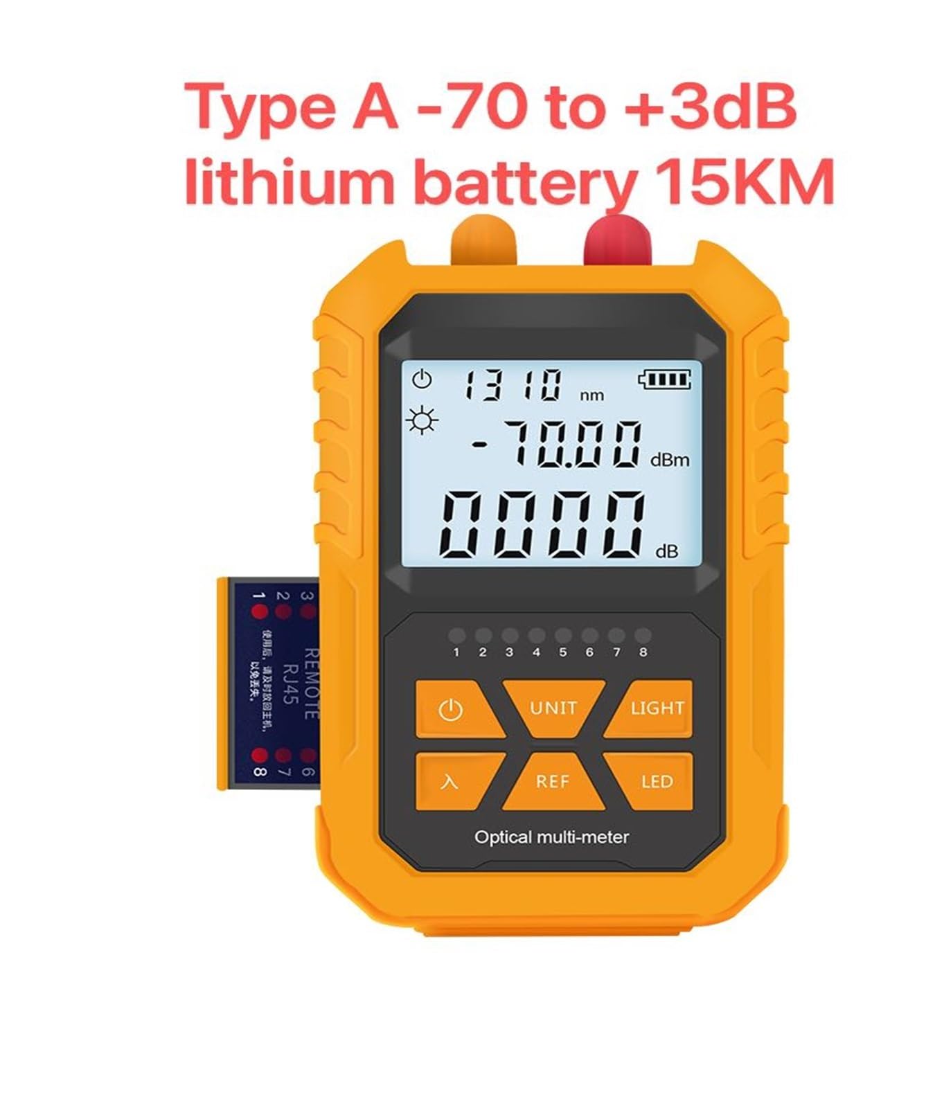 Localisateur de défaut visuel compteur puissance optique 4 en 1, stylo lumineux 15 KM éclairage LED outil testeur câble à fibre réseau OPM Rechargeable Inspection de circuits