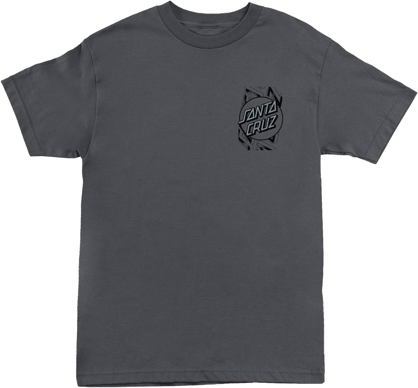 SANTA CRUZ Intersect Ovrszd S/S Heavyweight T-Shirt Charcoal XL Mens