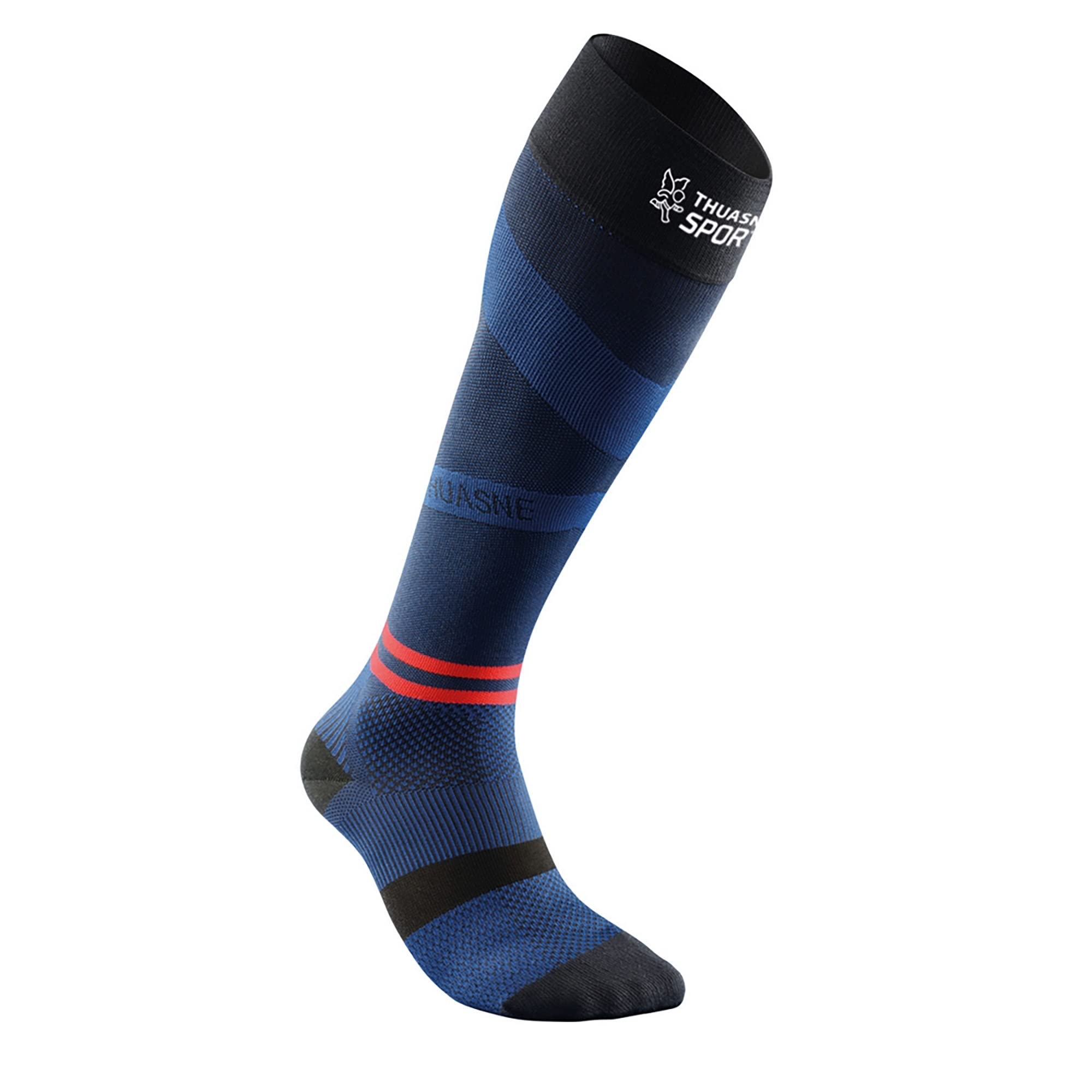 Thuasne - Calze Sportive a Compressione Elevata UP ACTIV da Corsa - Compressione Graduata da Caviglia a Polpaccio - Prodotte in Francia