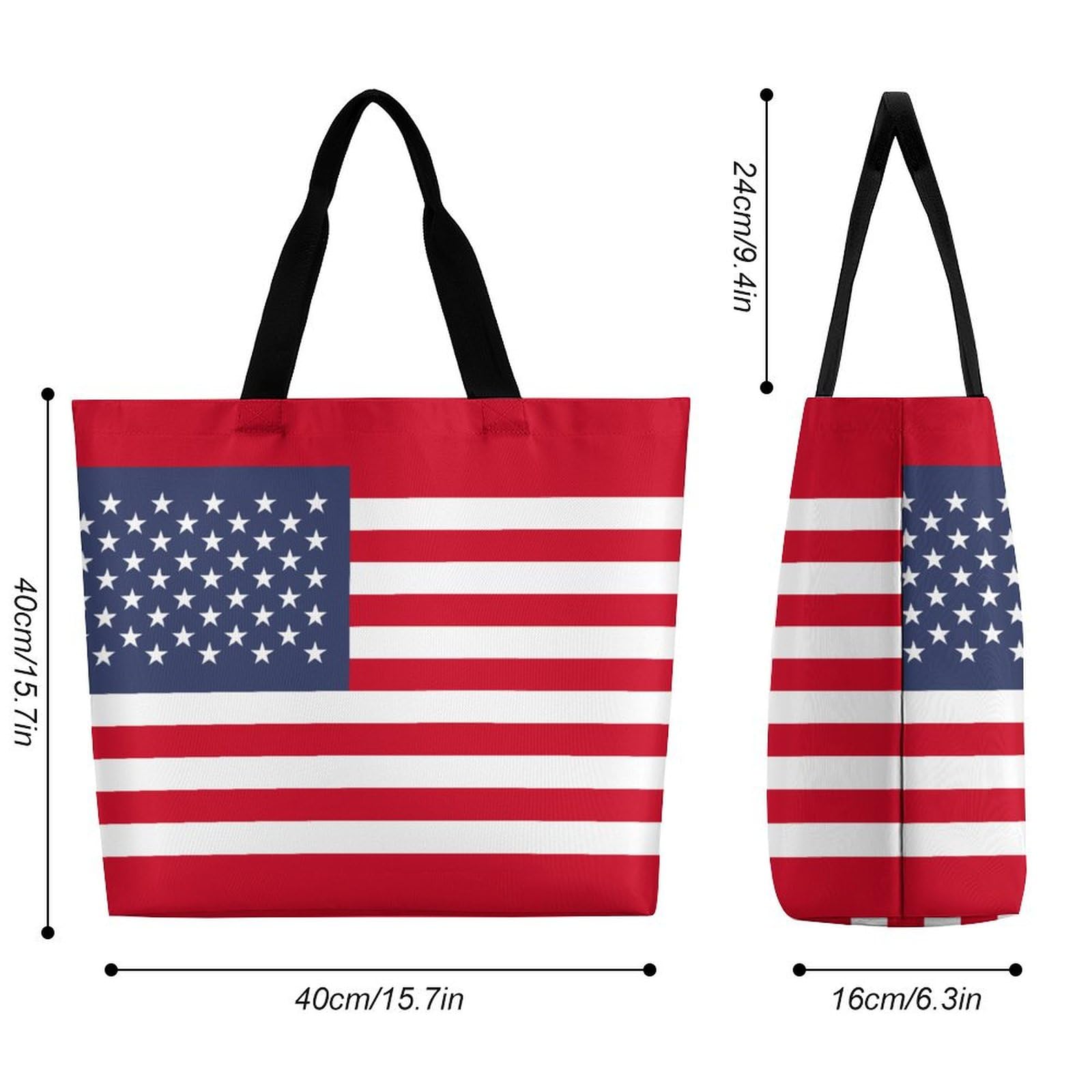 Amazon.co.jp: アメリカ国旗 星条旗 トートバック レディース 大容量