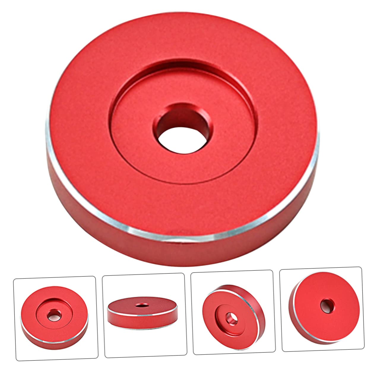 HEMOTON 4 Pz adattatore fonografico plug-in professionale giradischi adattatore per dischi in vinile 45 vinile adattatore maggiore collegare disco fonografo Accessori Metallo