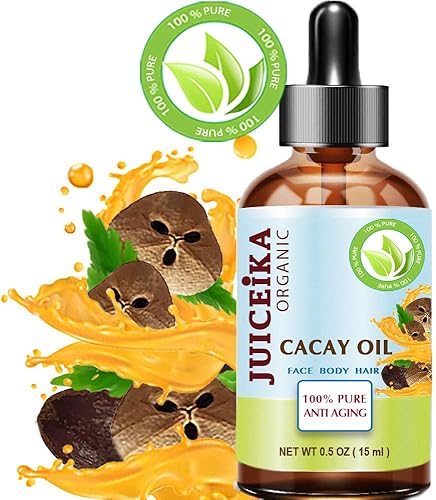 Miniatura 2 de Juiceika ACEITE DE CACAY 100% puro natural virgen sin refinar antienvejecimiento antiarrugas con retinol natural, vitamina A, E para el cuidado de