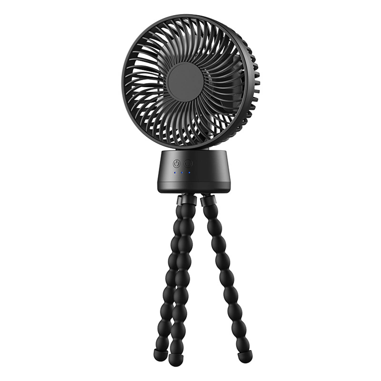 Ventilateur trépied flexible contre la chaleur avec veilleuse pour chambre et bébé