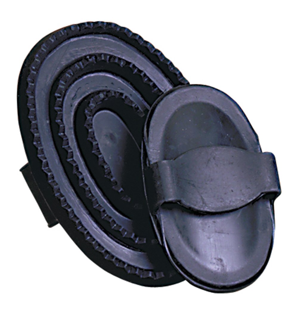 Weaver Leather Large Rubber Curry Comb, Black-image-7