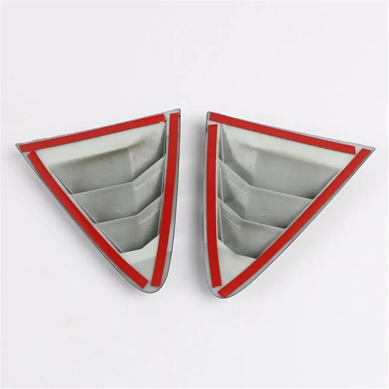 for Toyota Corolla Sedan 2019-2023 Car Rear Louver Window Side Shutter Cover ABS Carbon Fiber Black(Carbon)