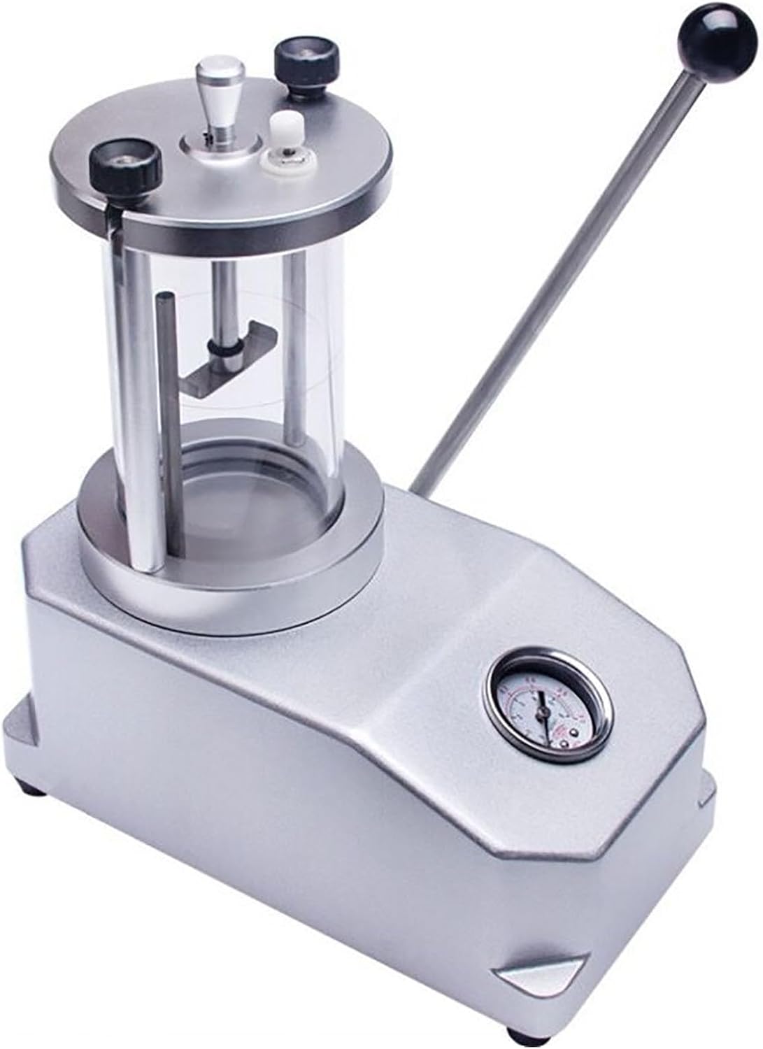 Watch Press Tool Set with Ergonomic Handle, 0-0.6MPA Air Pressure, Waterproof Case Closer, Easy Operation for Professional Watch Repairers and Shops