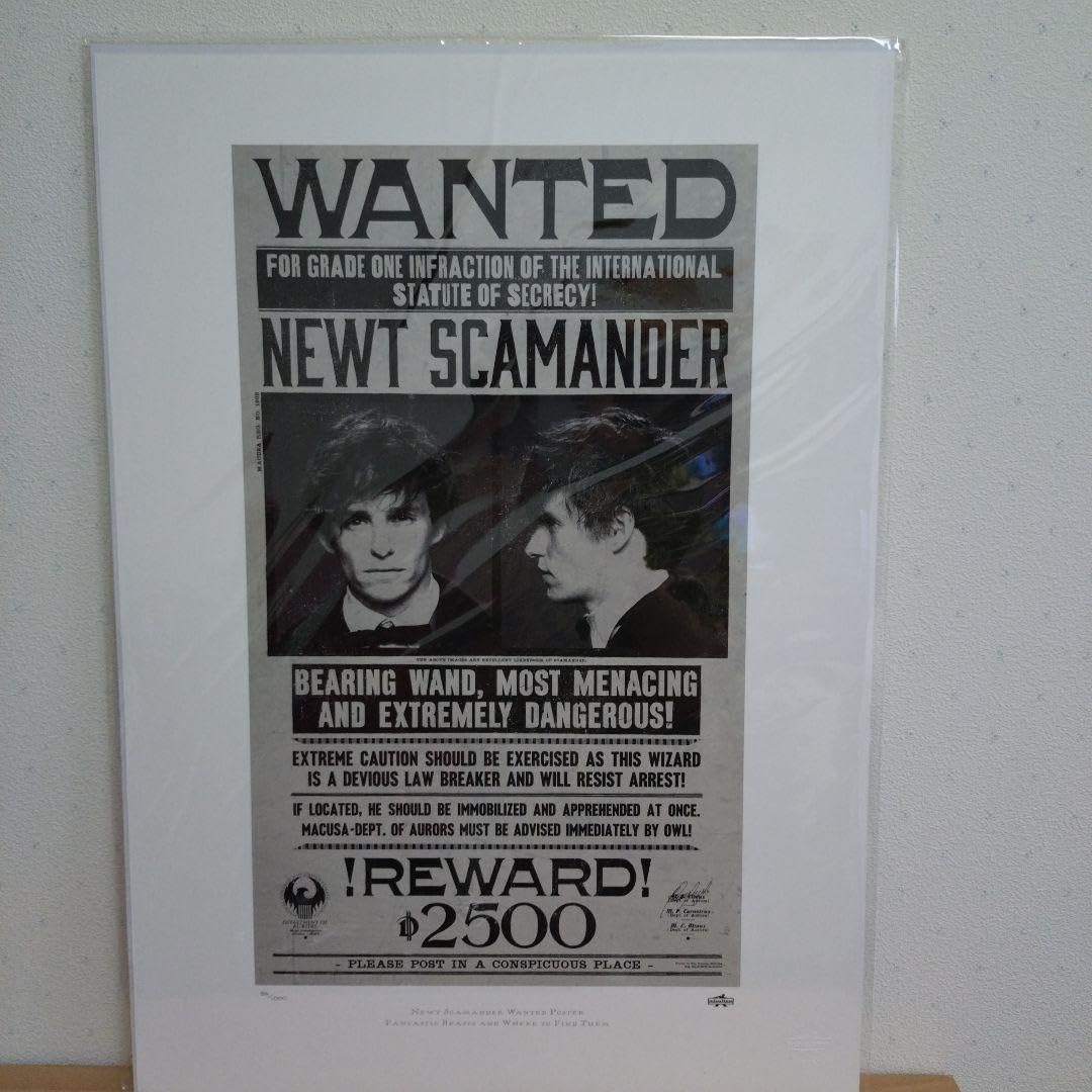 minalima ファンタビ ニュートスキャマンダー手配書 Amazon.co.jp: minalima ファンタビ ニュートスキャマンダー手配