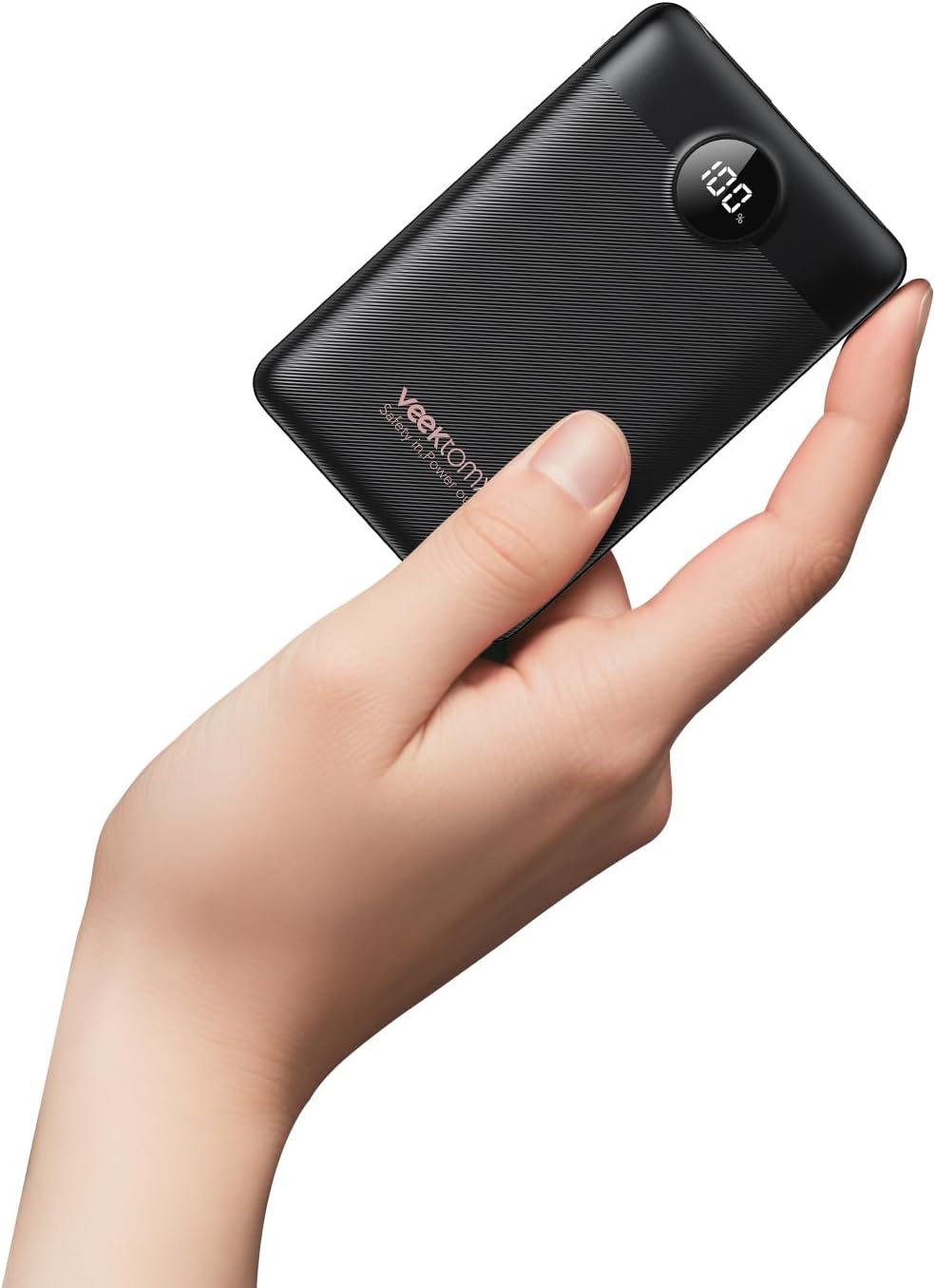 VEEKTOMX Power Bank Fast Charging 22.5W, 10000mAh Portable Charger USB C, Small Battery Pack with PD QC 3.0, Travel Powerbank for iPhone 16 15 14 13 12 11, Samsung and More, Holiday Essentials(Black)