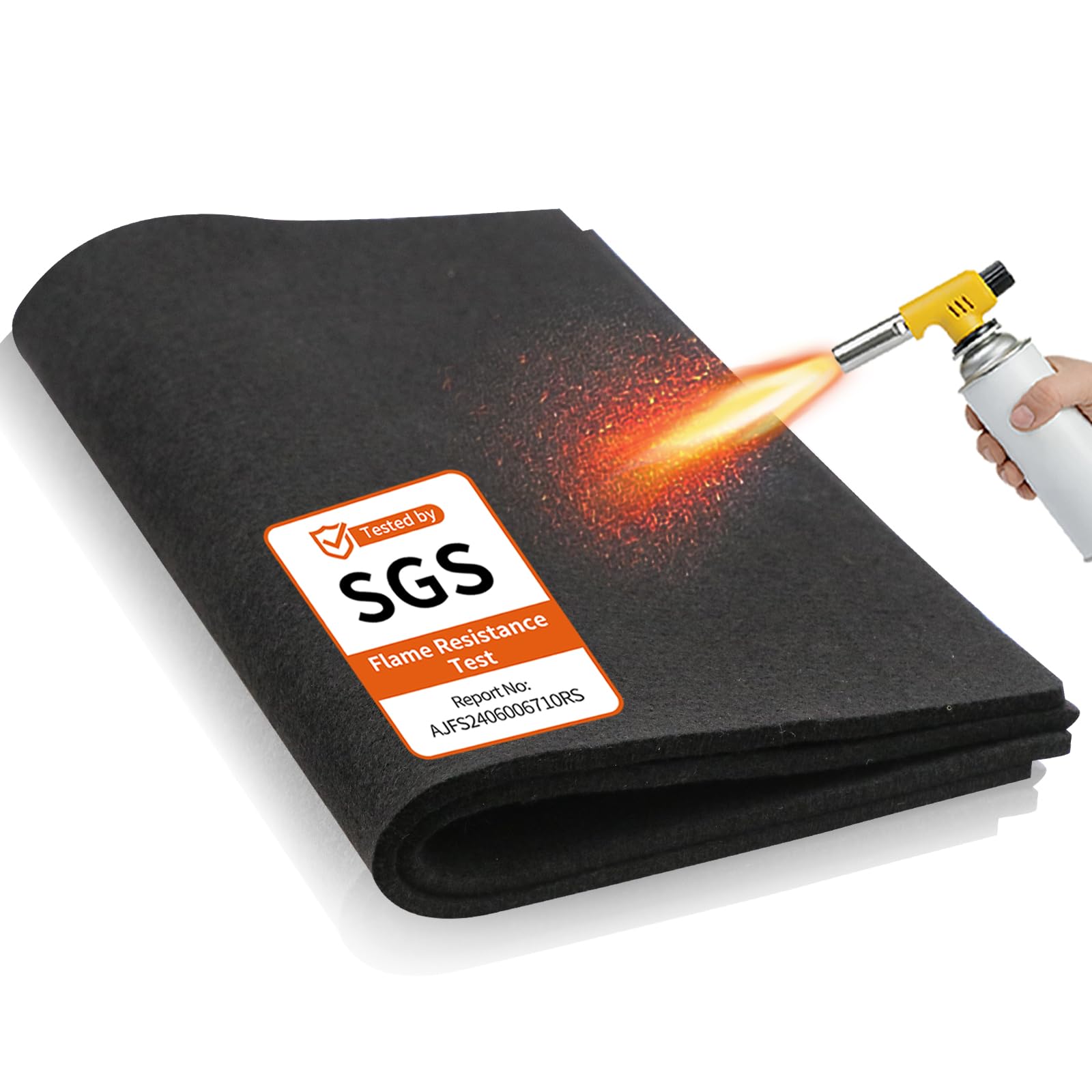 Fireproof Welding Blanket - Carbon Felt Protection -11 Fireproof Welding Blanket - Carbon Felt Protection -11