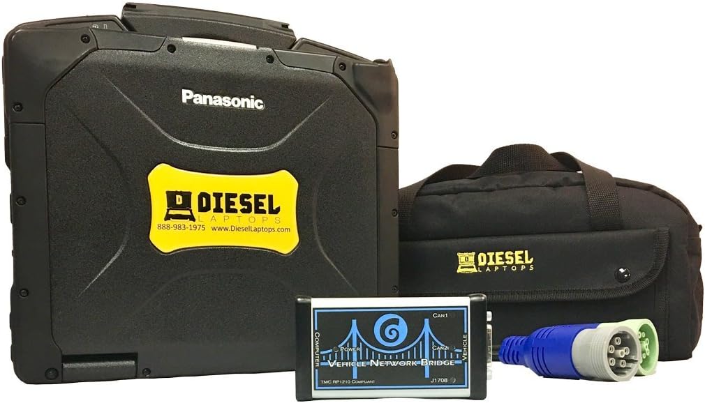 Heavy & Medium Commercial Truck Diagnostic TOUGHBOOK Starter Kit w/Software