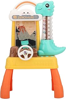 VESEOY Children Play Every Family Castle Dinosaur Ball Peas Electromechanical Dynamic Light Music Catch Ball Pinball Game Toys