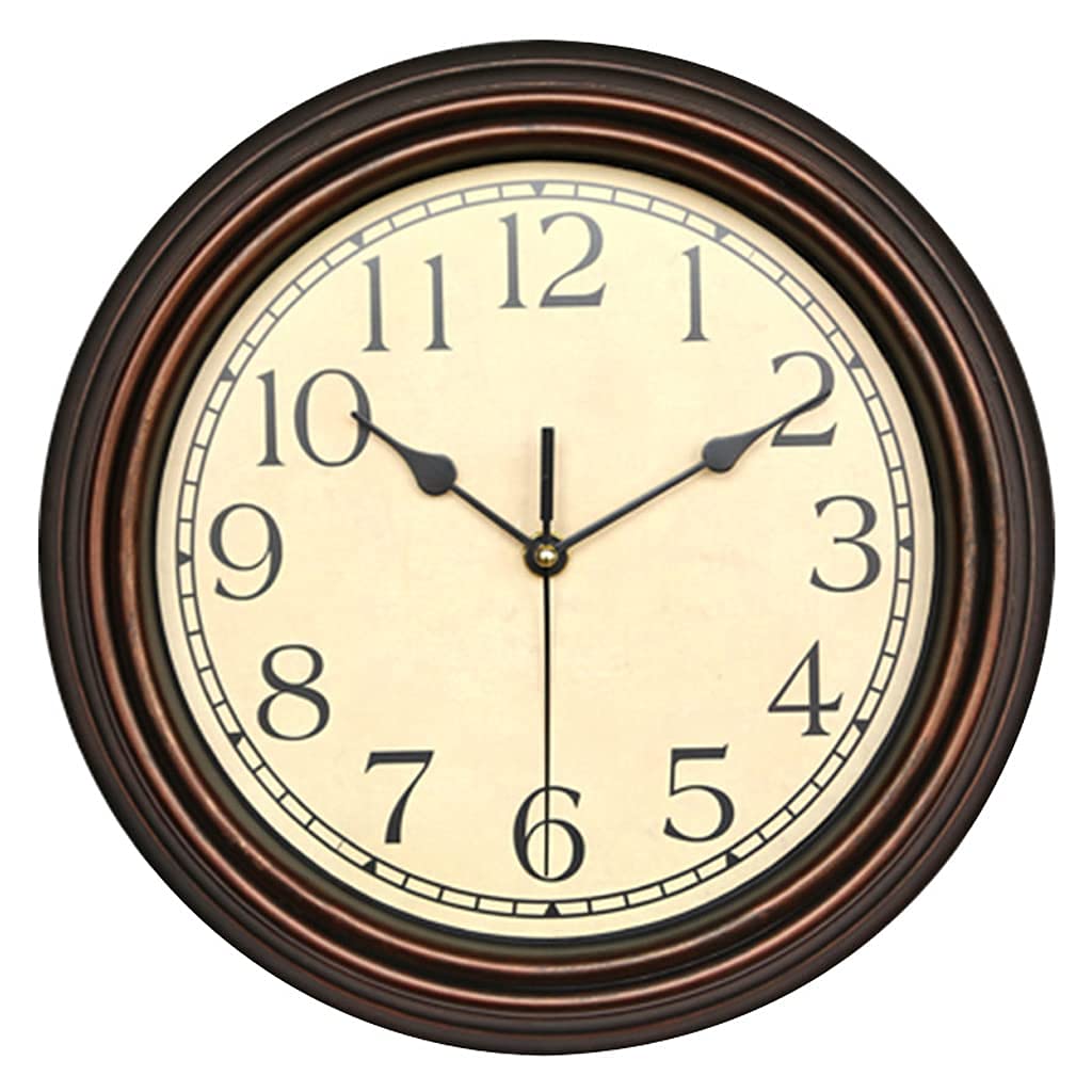 Horloge murale de jardin étanche pour ne plus jamais rater l'heure en extérieur