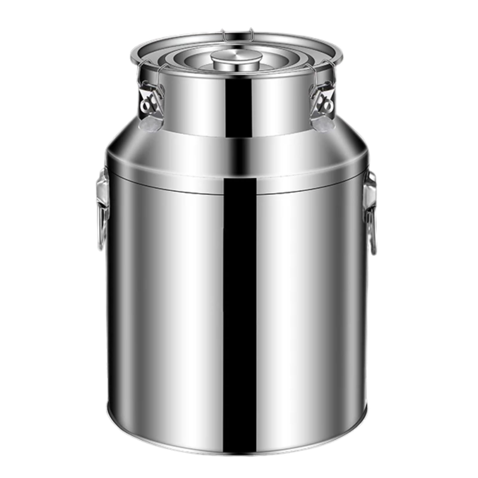 Jarra de Leche de Acero Inoxidable, 5-100L Cubo Sellado Bidón de Leche