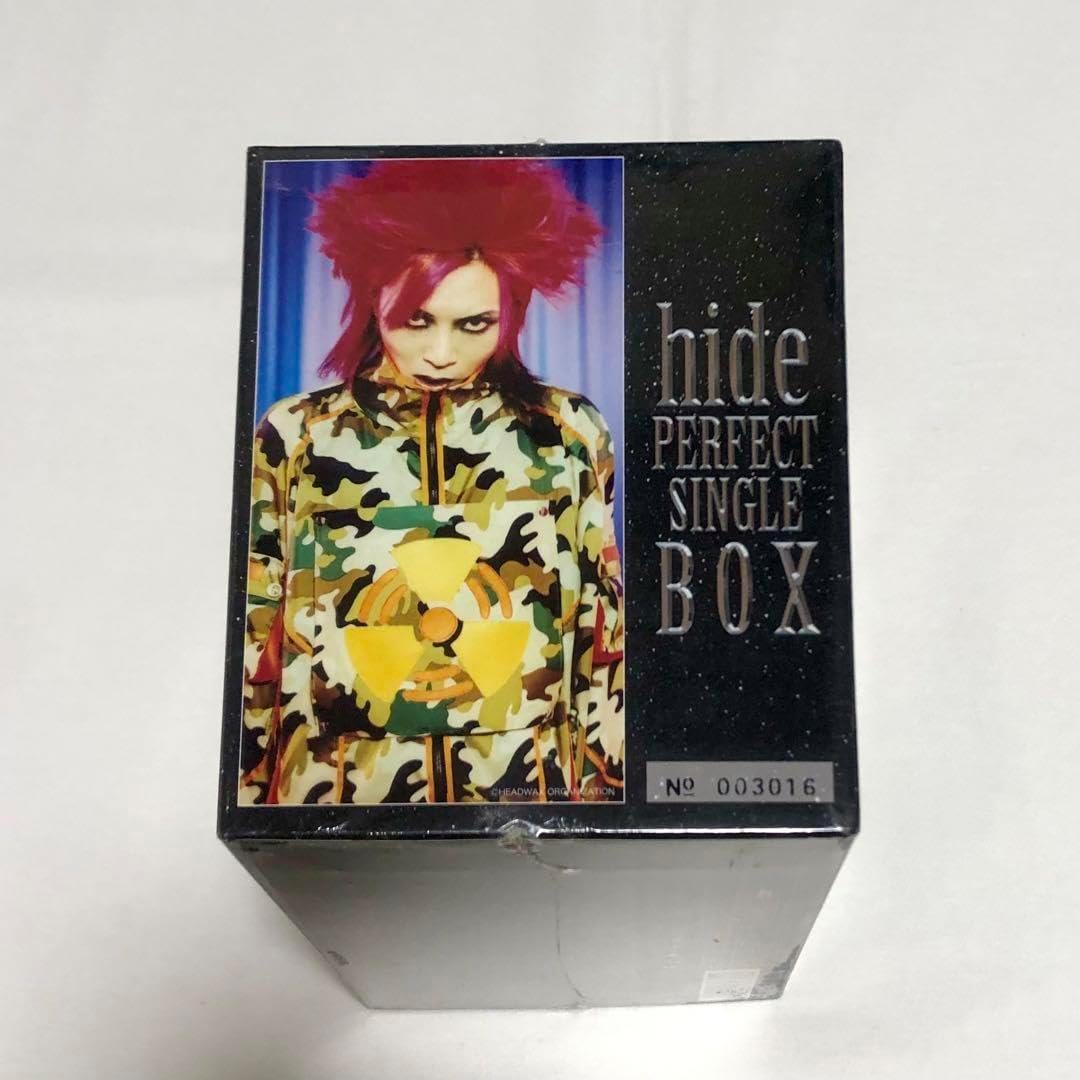 【新品未開封】hide PERFECT SINGLE BOX 永久保存版！ hide PERFECT SINGLE BOX」 hide PERFECT SINGLE BOX PERFECT