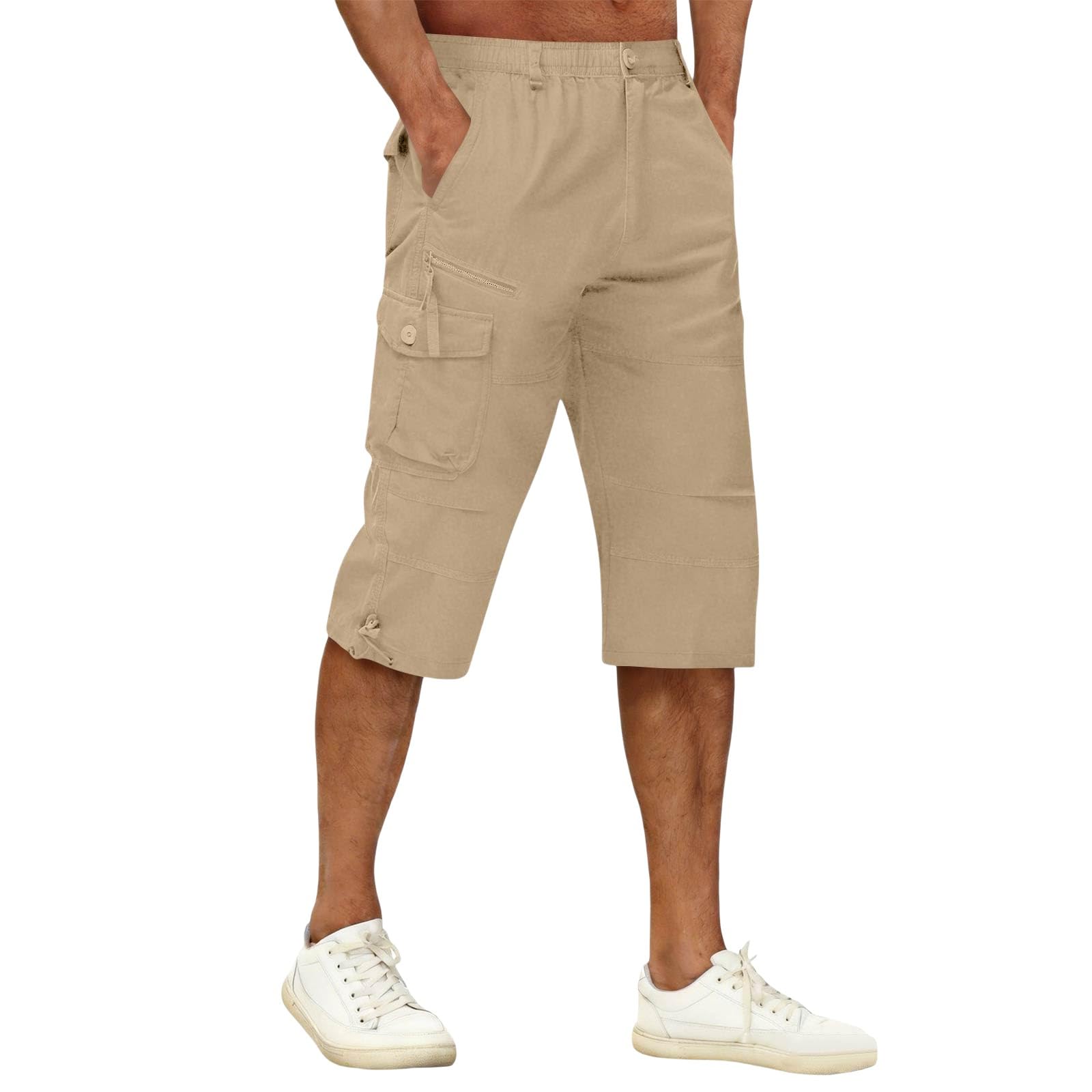 Pantalon 3/4 robuste et indéformable en coton premium - 8