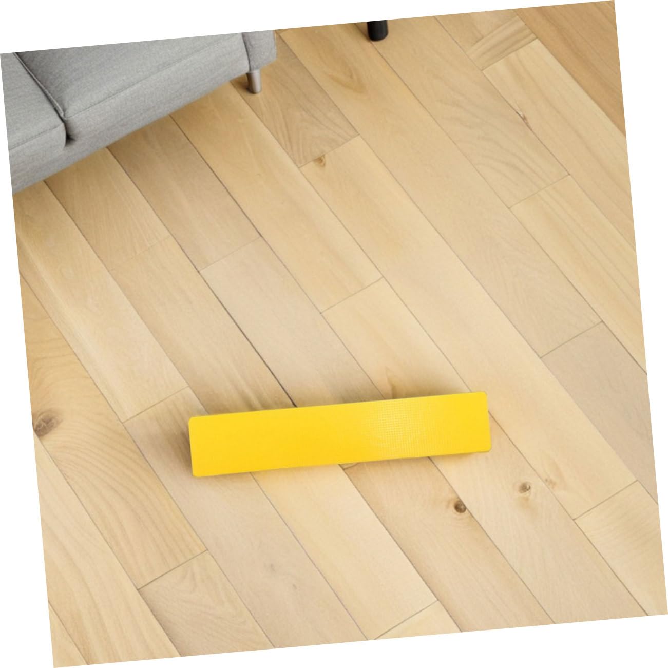BESTonZON 12 Marcadores de Puntos Planos de PVC Amarillos Adhesión Estable y Resistencia al Clima para Canchas de Tenis y Fútbol en Espacios al Aire Libre