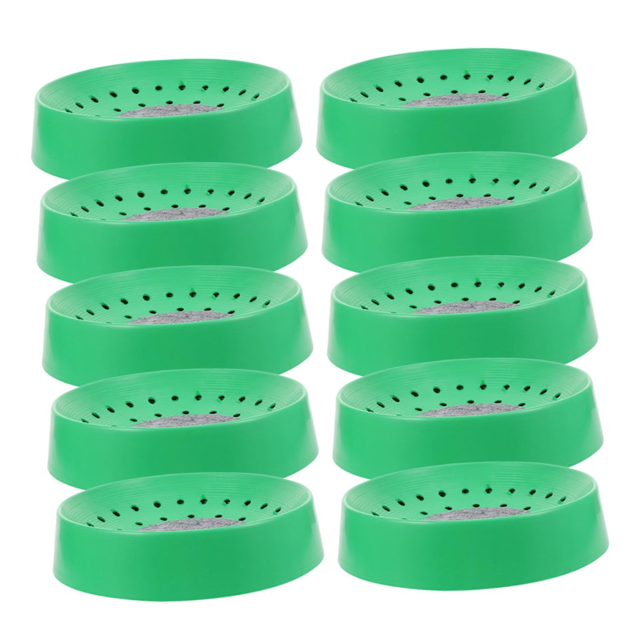 BESTonZON 10 Pezzi Nido per Piccioni in Plastica Lavabile Fondo a Rete Piccolo Accessori per Gabbia Uccelli per Allevamento in Zoo e Negozio di Animali