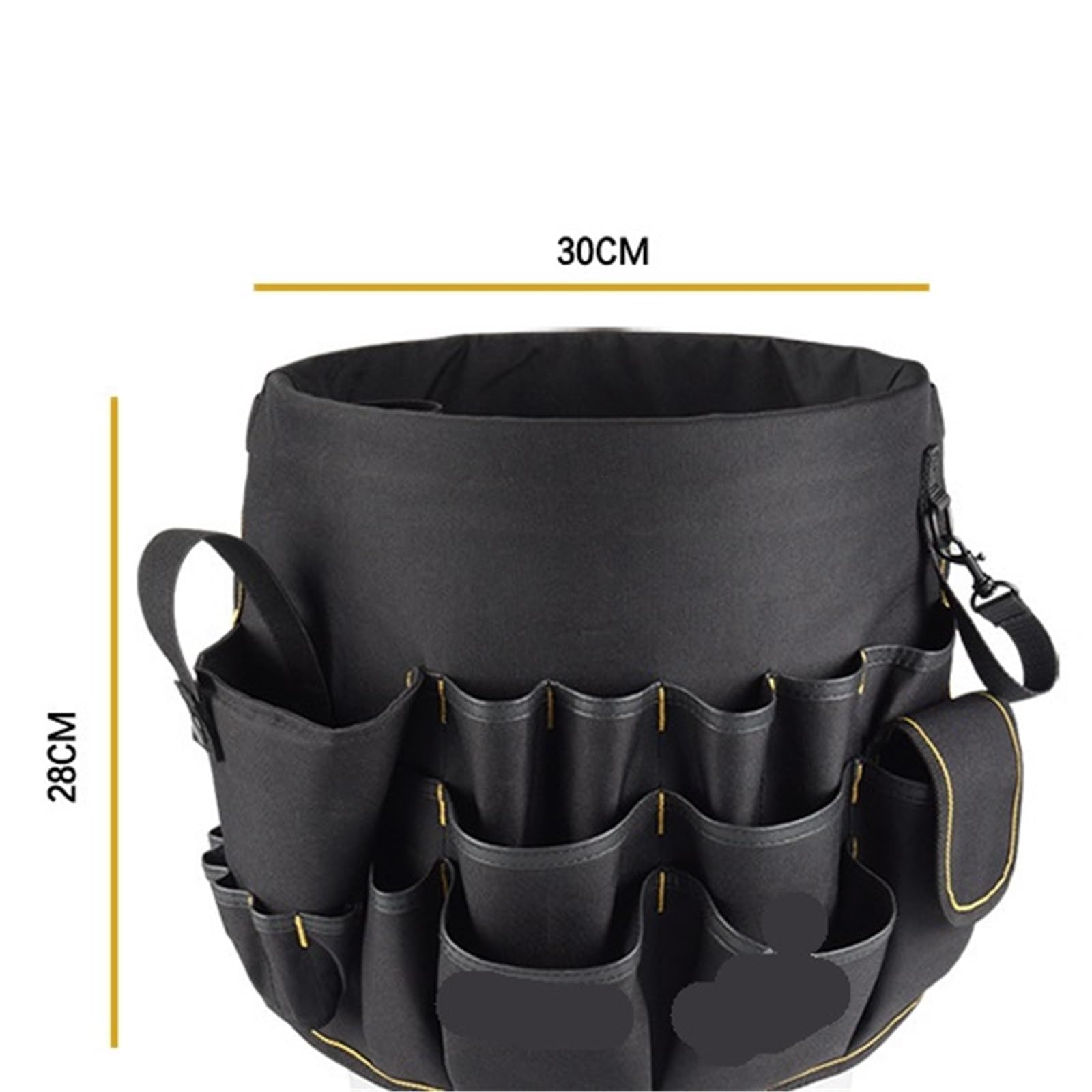 Organizer for attrezzi con secchiello a tasche multiple for un facile accesso agli Costruzione resistente all'acqua, adatto a secchi da 3,5-5 galloni Per Riporre gli Attrezzi