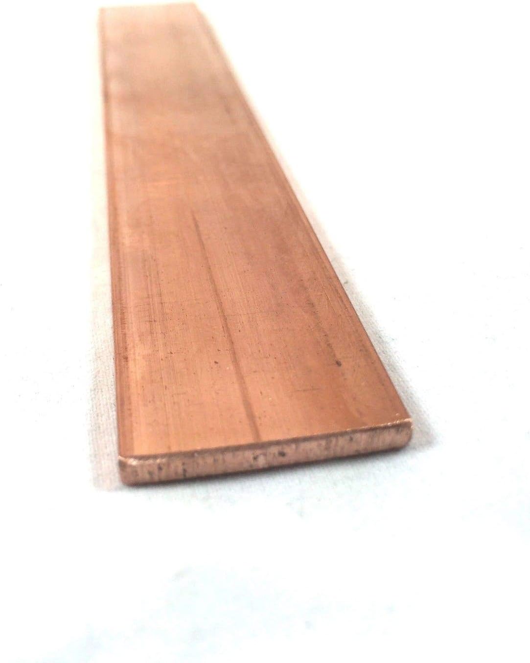 SuperDi Copper Flat Bar Stock 1/8" x 1" x 6"- Knife making, hobby, craft, C110-1 Bar