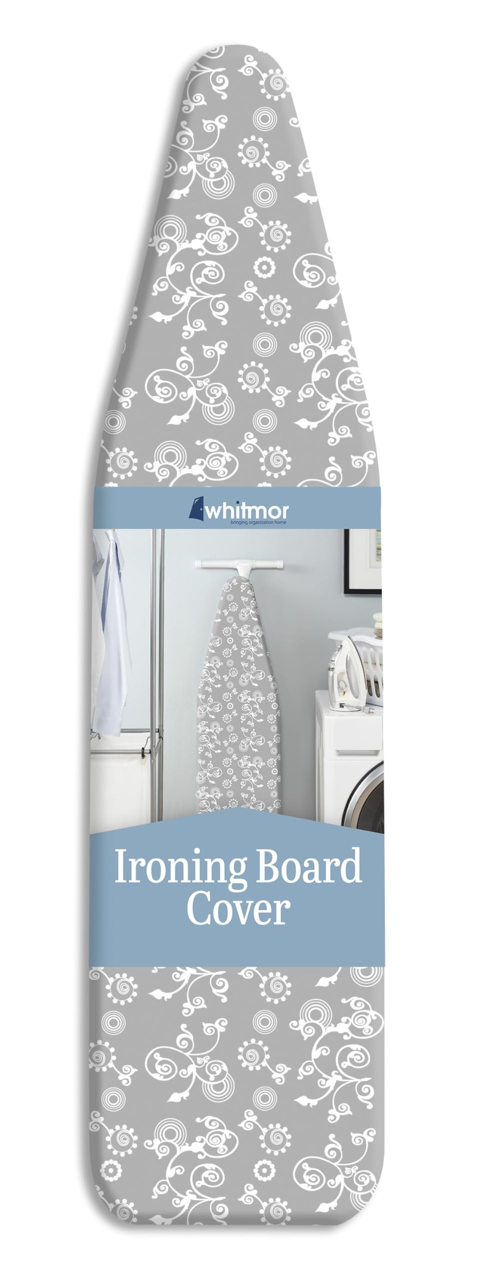 Whitmor Scorch Resistant Ironing Board Cover and Pad - Grey Swirl