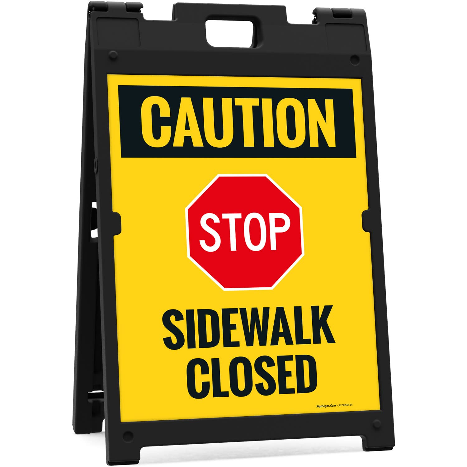 USAストリート看板　SIDEWALK CLOSED Sidewalk Closed, Use Other Side MUTCD Sign, SKU: X-R9-10