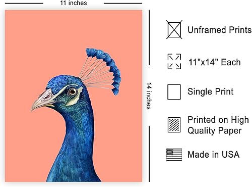 Miniatura 434 de Poster Master Póster vintage de flamenco americano, estampado retro de flamenco rosa, arte de pájaro, regalo para él, ella, amante de los animales,