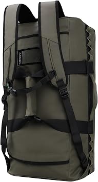 Haimont 90L Large Outdoor Gear Duffel Backpack for Camping & Base Camp, Army Green