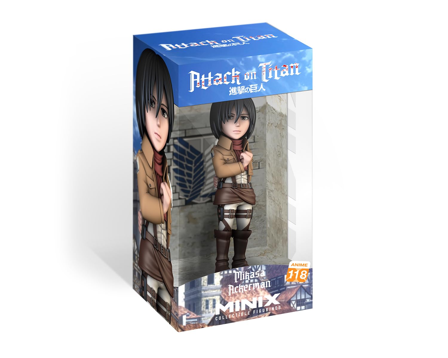 MINIX - Mikasa Ackerman Figure - Attack of Titan - 12cm Collectibles for Display Gift Idea for Kids and Adults Anime Fans - MN15313 - Image 2