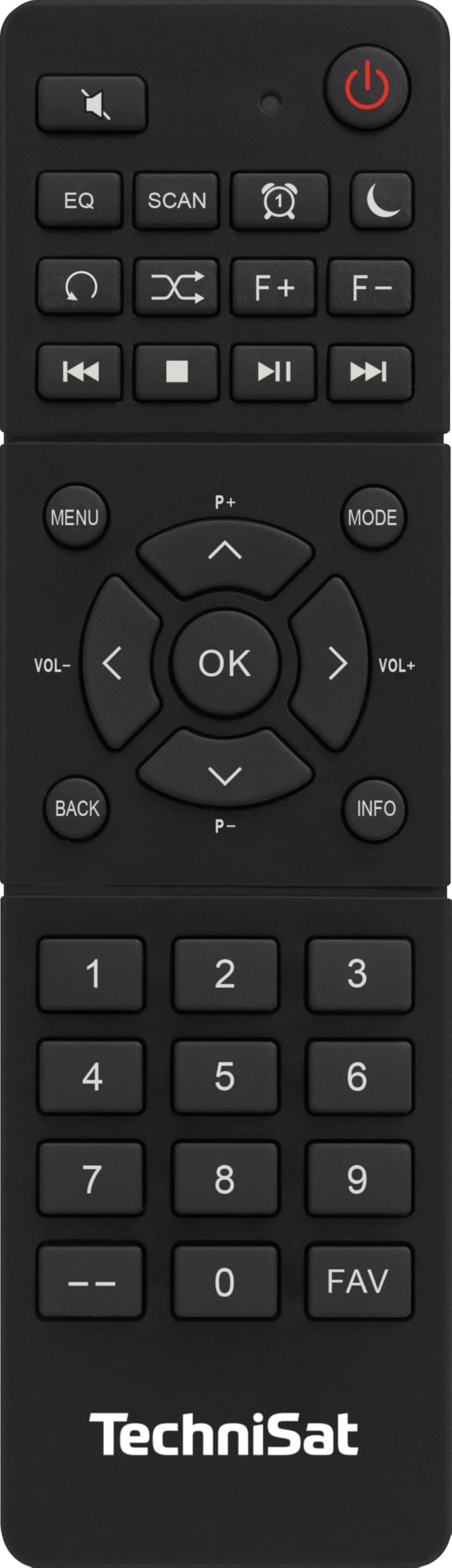 TechniSat DIGITRADIO 10 C DAB+ Digitalradio Adapter Bluetooth Fernbedienung Wecker schwarz/silber