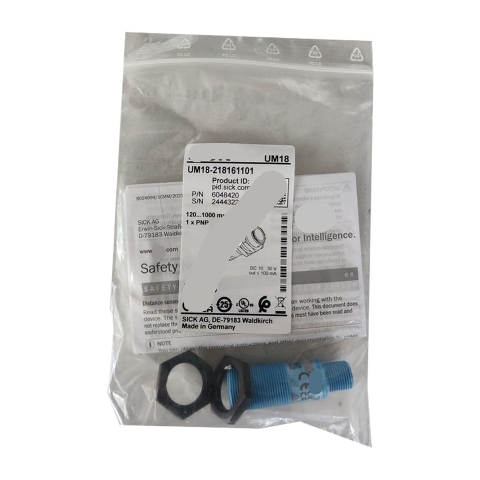 Capteur UM18-218161101 6048420 haute précision pour mesure de distance stable
