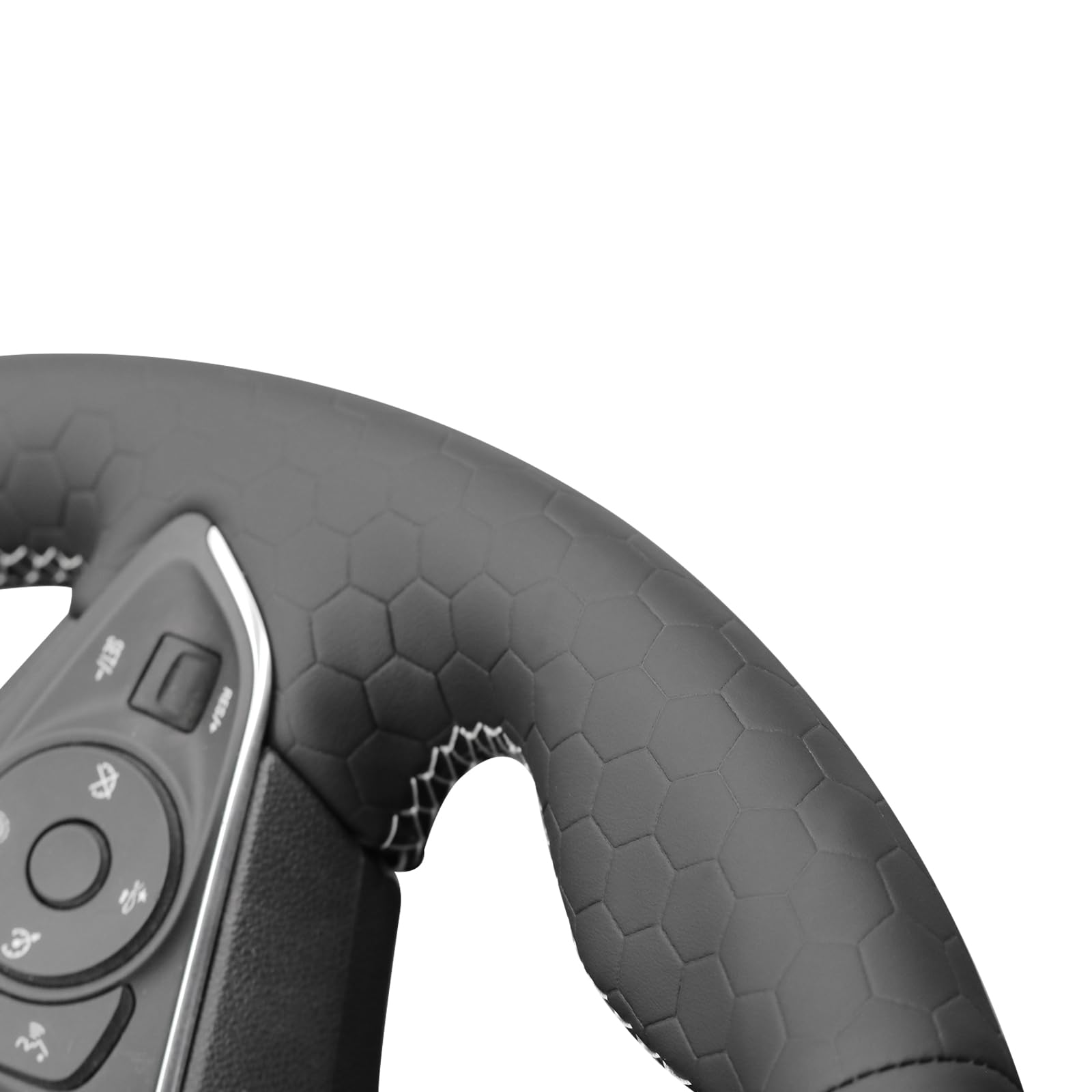 MEWANT Funda de Volante a Medida para Coser Opel Astra | volante compatible con Opel Astra (K) / Combo / Corsa (E|F) / Grandland X / Insignia (CT) B Transpirable Duradero