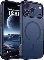 Vista 882 de SUPFINE - Funda magnética para iPhone 13 Pro Max (compatible con MagSafe), (protección contra caídas de grado militar de 10 pies), delgada, Negro