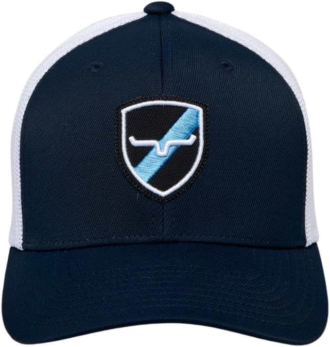 Kimes Ranch Unisex Newton 110 Casual Embroidered Logo Patch Breathable Mesh Back Curved Brim Snapback-Closure One-Size Hat