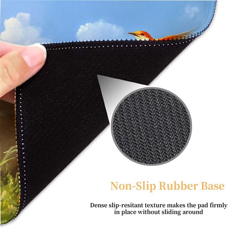 Tapis souris de précision à base caoutchouc et finition imperméable beige - 5