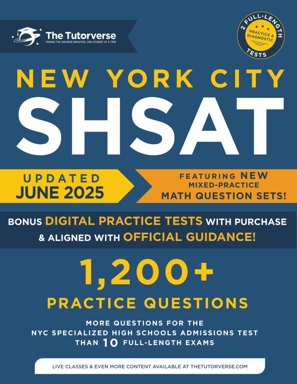 New York City SHSAT: 1,200+ Practice Questions
