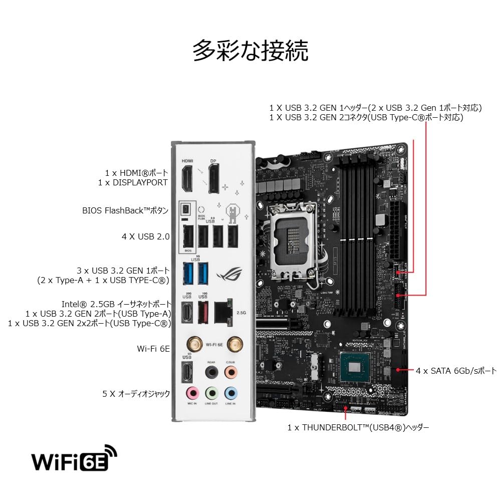 Amazon | ASUS ROG STRIX B760-G GAMING WIFI intel 第14・13・12世代 