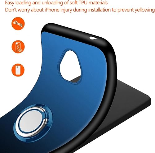 Miniatura 4 de Funda para teléfono SCHOK Volt SV55 SV55216 Ocultar plegable telescópico con anillo Kickstand a prueba de golpes, con 1 protector de pantalla