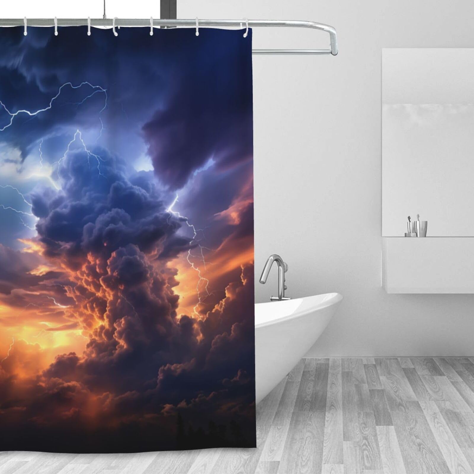 Rideau de douche lavable anti-moisissure pour préserver votre salle de bain