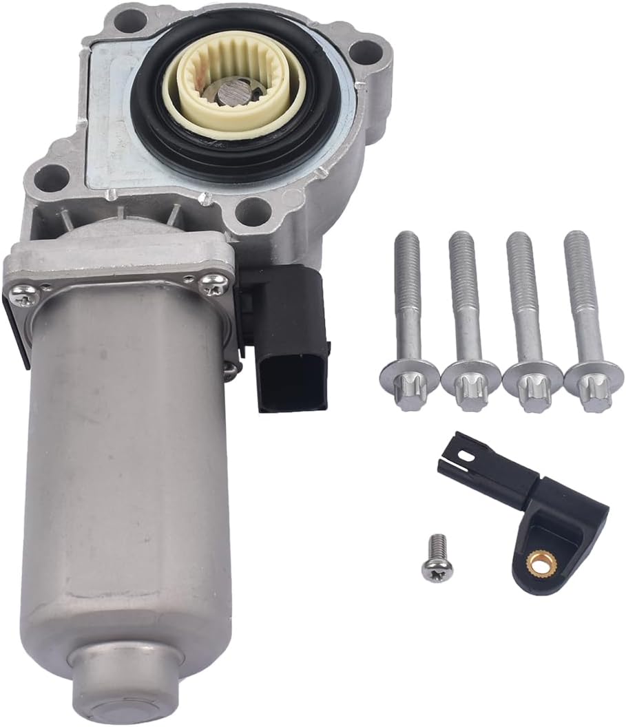 Transfer Case Shift Actuator Replacement for 2003-2012 BMW X3 X5 E83 E53 E70, Compatible with ATC400, ATC500, ATC700 Transfer Case # 27107526279 27107535869 27107555295 27107555297