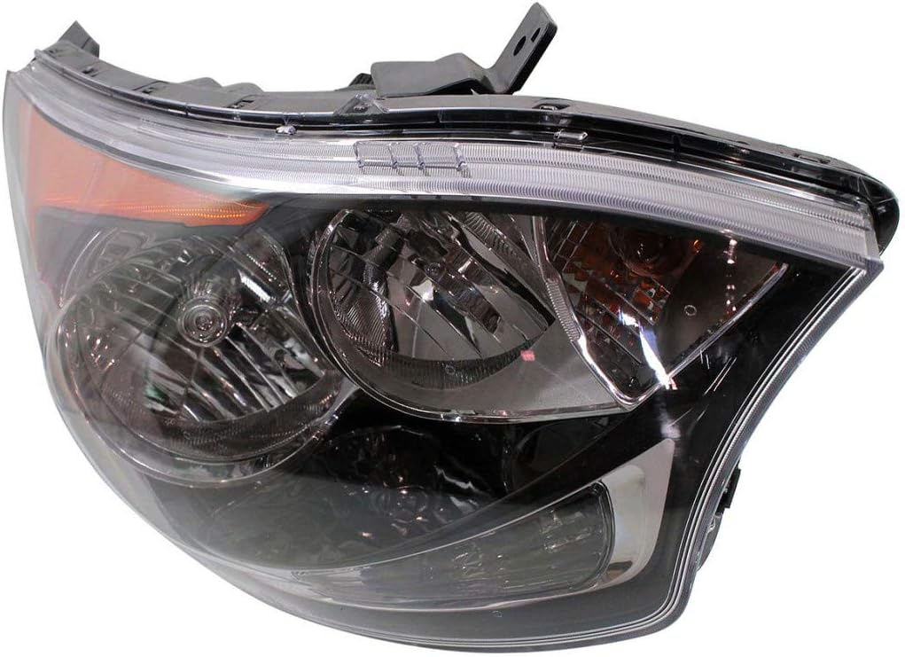 KarParts360 For Kia Rio Headlight 2012 13 14 15 16 2017 Passenger Side | EX/LX Models | Hatchback | Replacement For KI2503154 | 921021W340