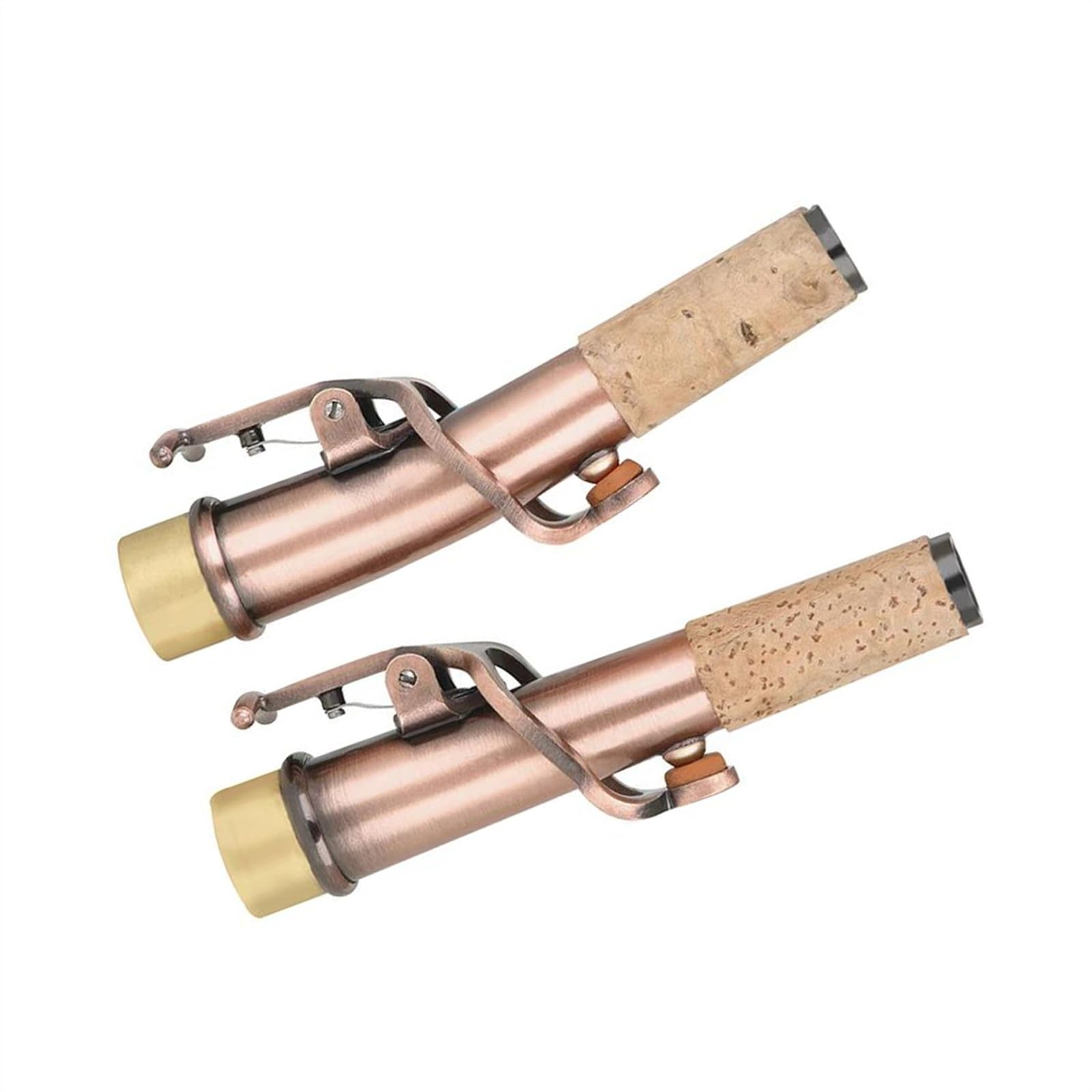 Części do Saksofonu Instrumentów 2 Szt. Wysokiej Jakości Saksofon Mosiężny Z Wygiętą Szyjką I Prostą Szyjką (Color : D)