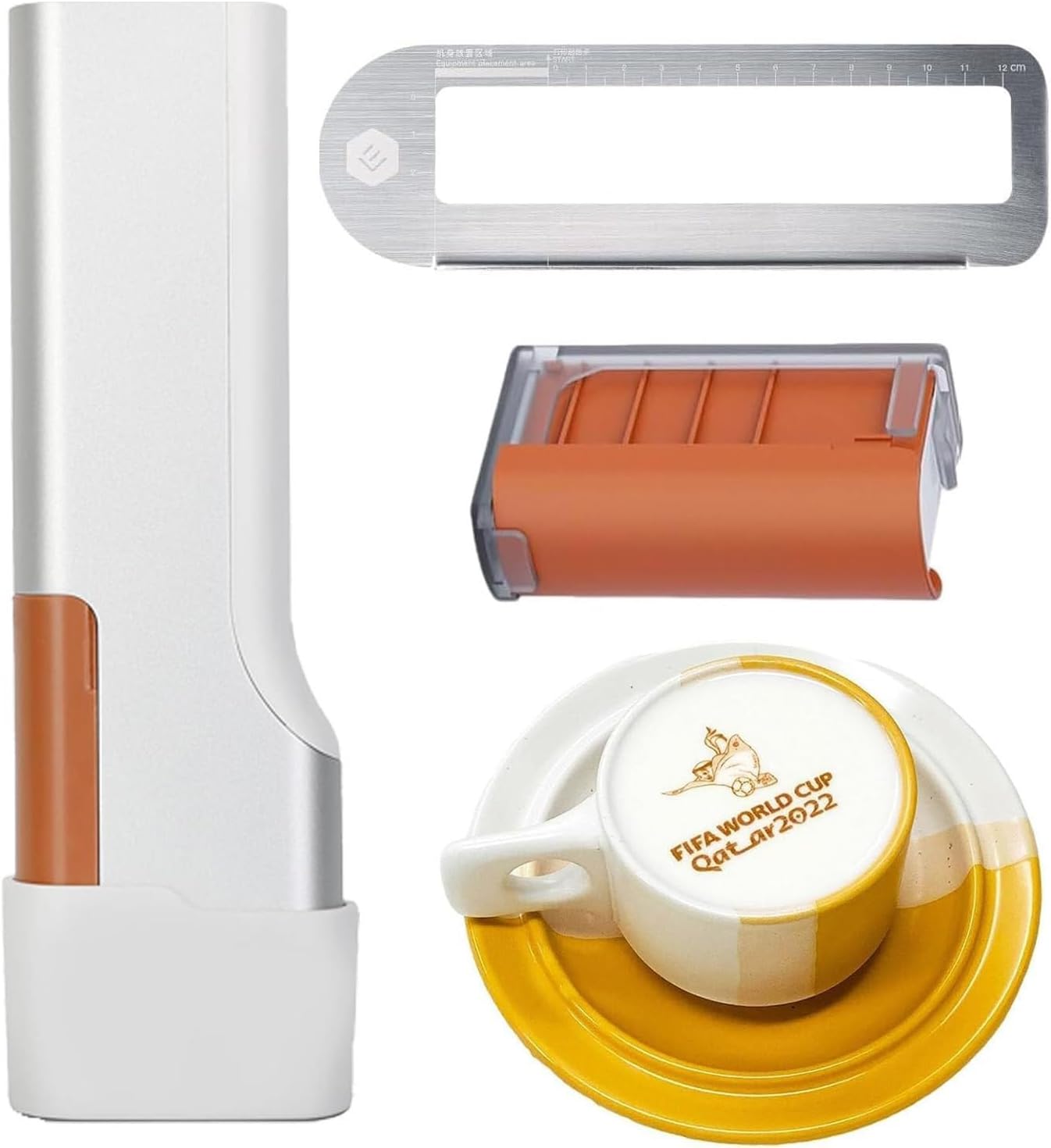 Portable Handheld Edible Cake Printer - Coffee Print Inkjet Printer for DIY Food Art in Restaurants, Bakeries & Cafes - Create Stunning Desserts with Ease