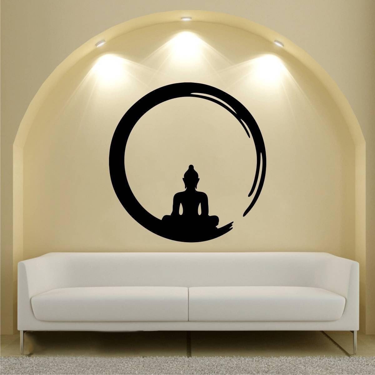 INKFENCE 60 cm Wall Decal Sticker Meditation Buddha Wall Sticker Self Adhesive Sticker (Pack of 1) (B0CDTRPC6L) Amazon Price History, Amazon Price Tracker