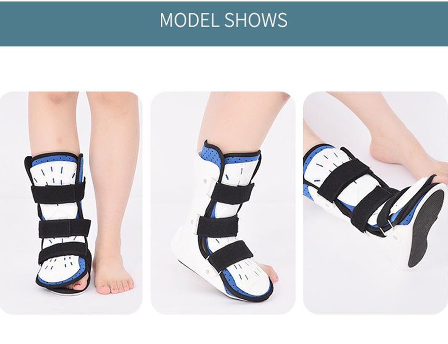 BLUEZY Supporto per Caviglia Tutore per Piede Cadente Supporto per Ortesi per Piede Unisex Tutore per Caviglia Design Stabile Tutore Caviglia per Una Migliore Andatura Left,Medium