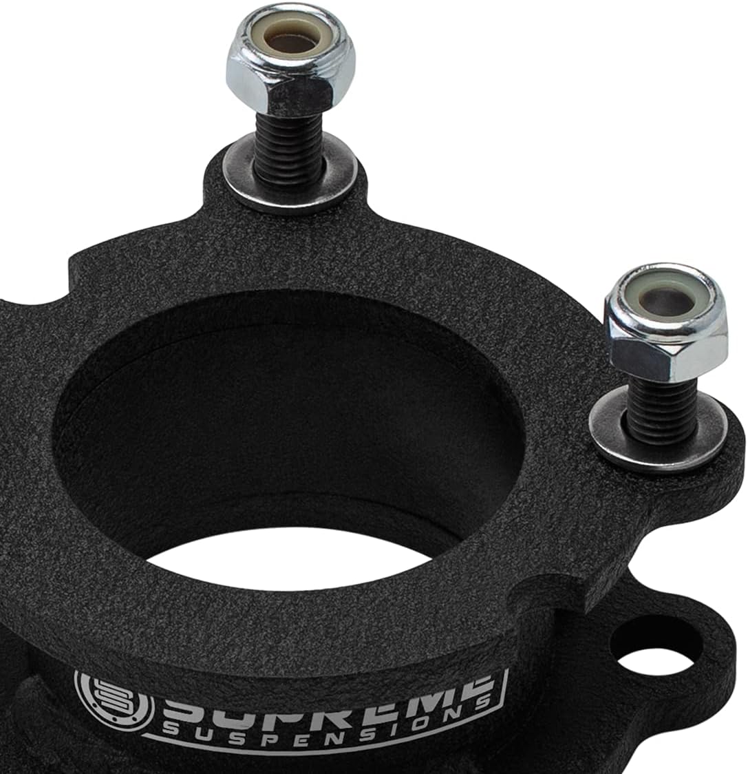 Supreme Suspensions - 2.5" Front + 1" Rear Lift Kit for 2002-2009 Chevrolet TrailBlazer/GMC Envoy - Front Steel Strut Spacers and Rear T6 Billet Aluminum Spring Spacers Kit